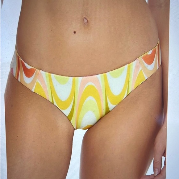 NWT Becca, by Rebecca, virtue whirlpool Adela, reversible, hipster, swim bottoms - Picture 1 of 4